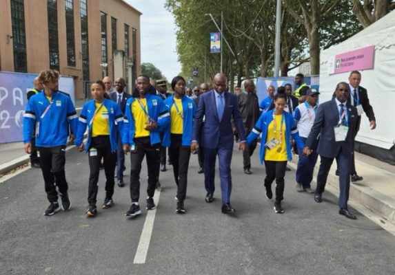 J.O Paris 2024 : Oligui Nguema encourage ses athlètes