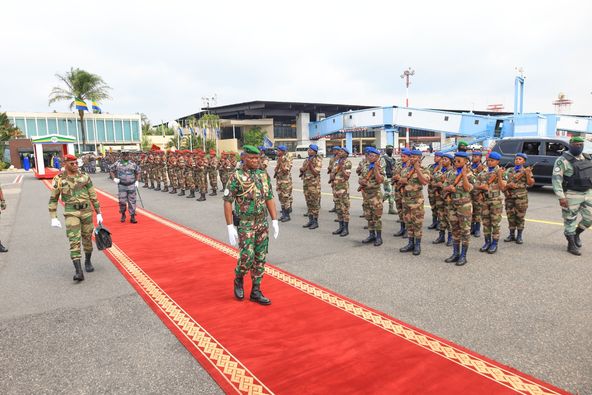 Gabon : Oligui Nguema dans la province du Moyen Ogooué